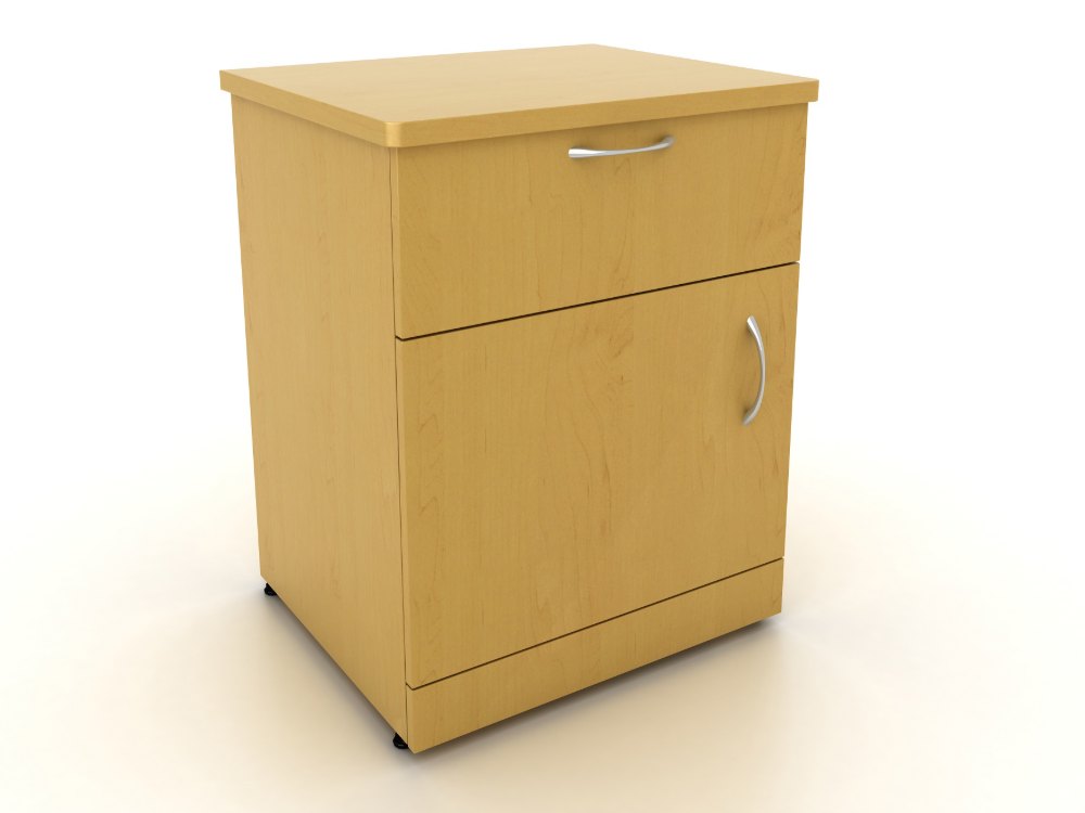 Lumen Heritage Drawer / Door Bedside Table