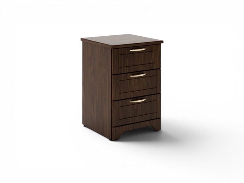 Lumen Contour 3 Drawer Bedside Table