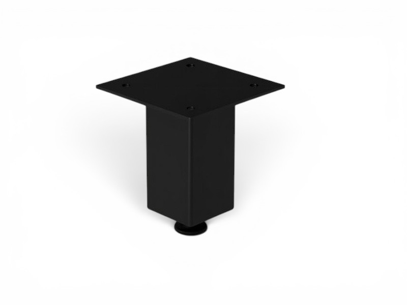 Black Metal Square Leg (set of 4)