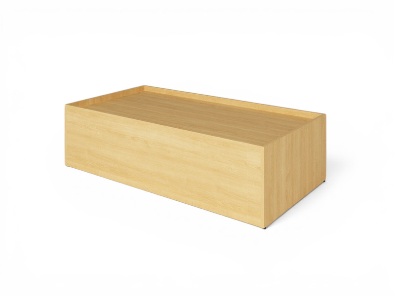 Fortis Laminate Platform Bed — Twin