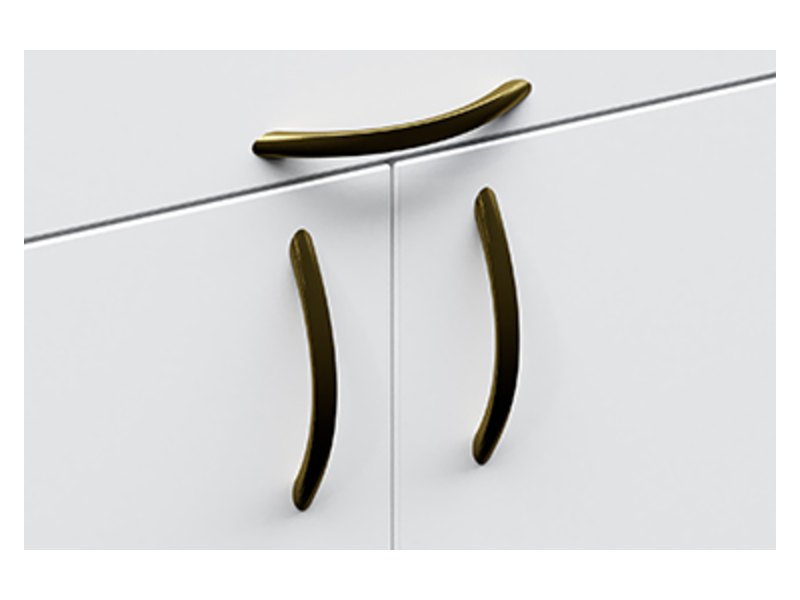 Flat Loop Handle – Gold