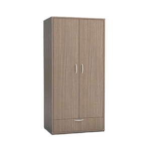 200-series-2-Door-1-Drawer-Wardrobe-Laurentian