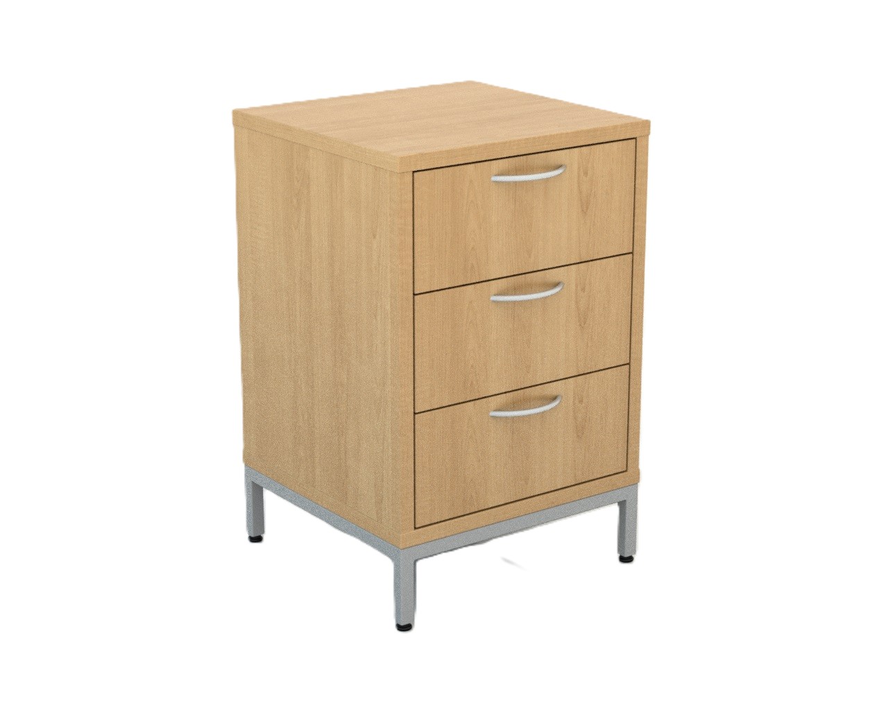 600 Series Bedside Table 3 Drawers